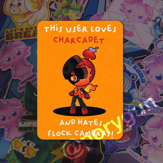 Hate Flock Cameras Vinyl Sticker