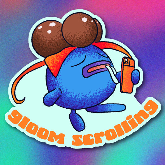 Gloom Scrolling Vinyl Sticker