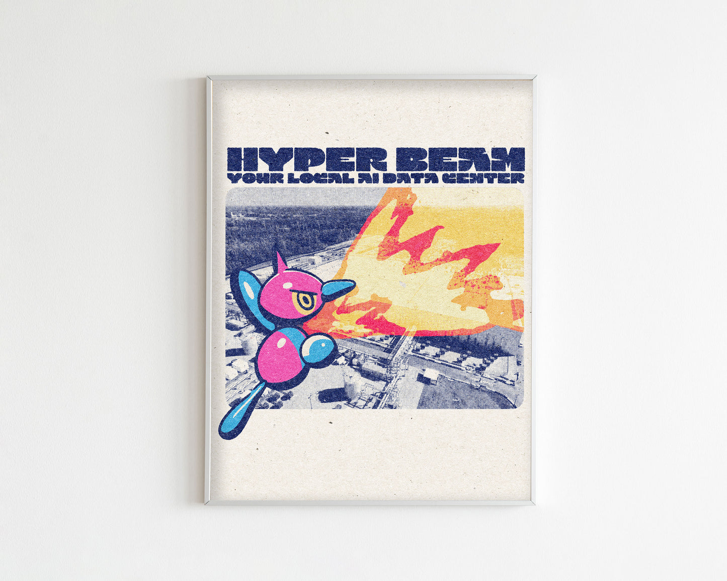 Hyper Beam Your Local AI Data Center Art Print