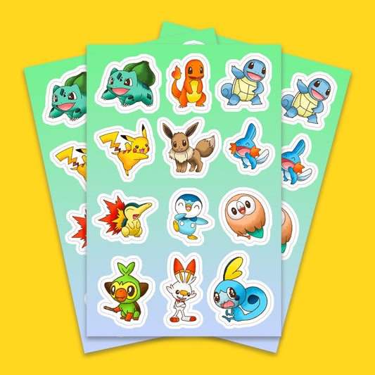 Starters Vinyl Sticker Sheet