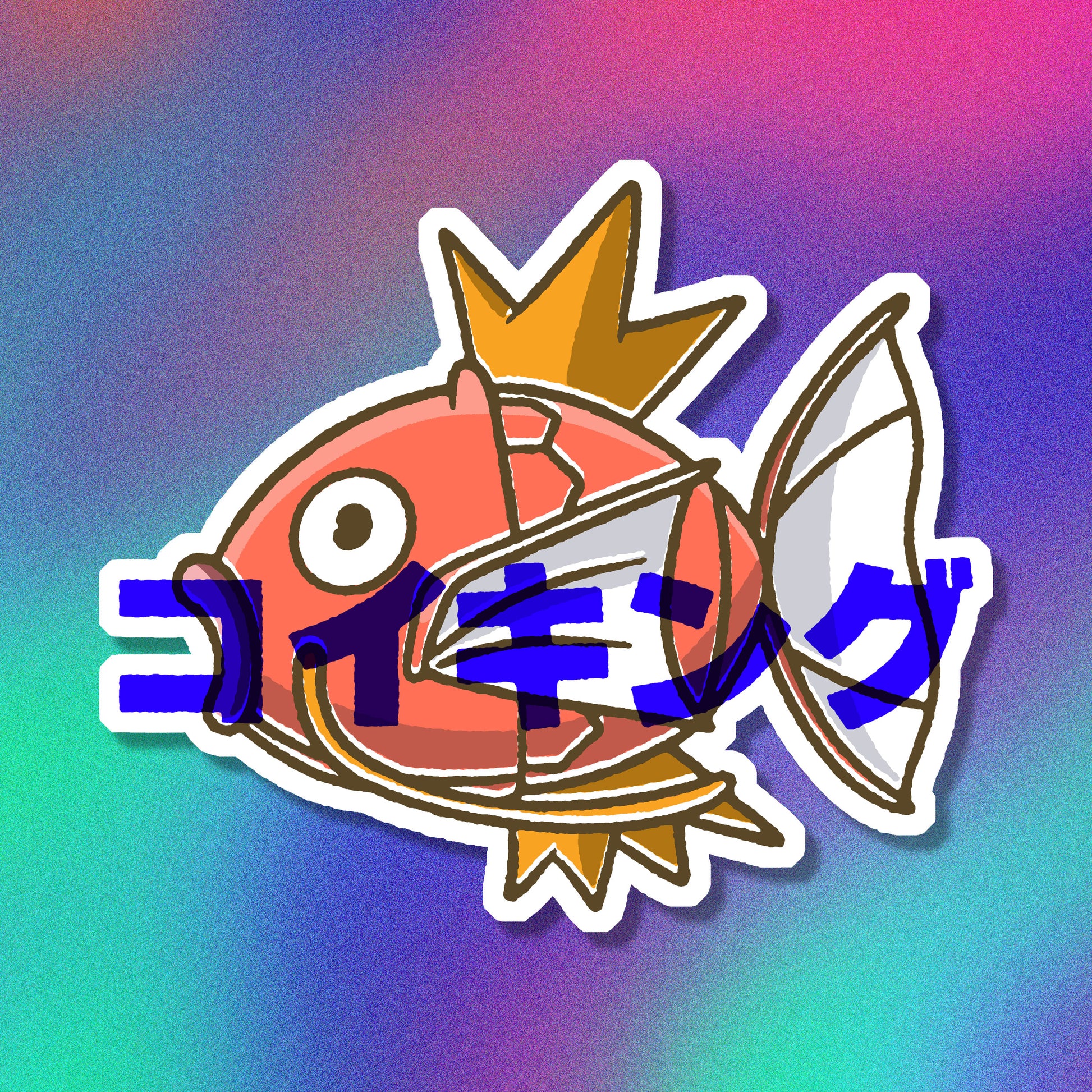 Magikarp Vinyl Sticker – PoryCo
