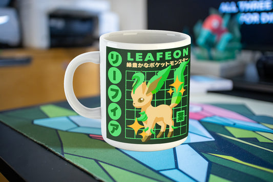 Shiny Leafeon Japanese Ad Mug