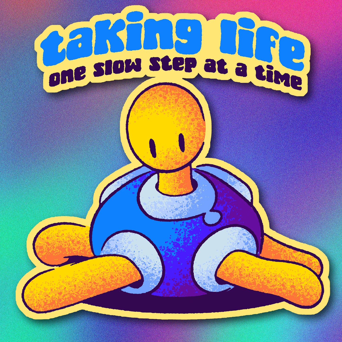 Shiny Shuckle Taking Life Vinyl Sticker