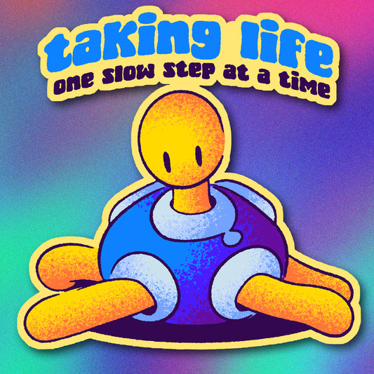 Shiny Shuckle Taking Life Vinyl Sticker