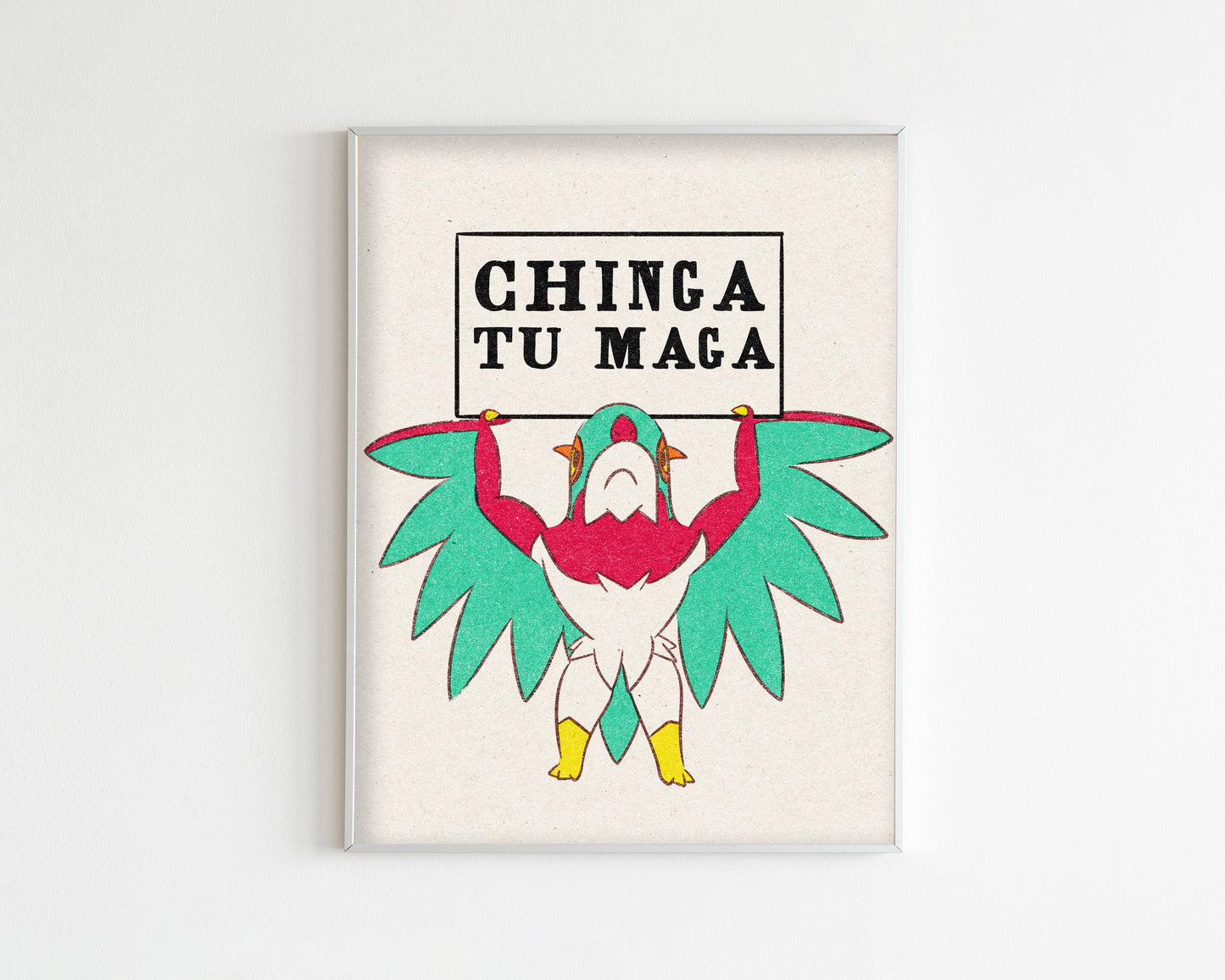 F ICE Mega Hawlucha Art Print