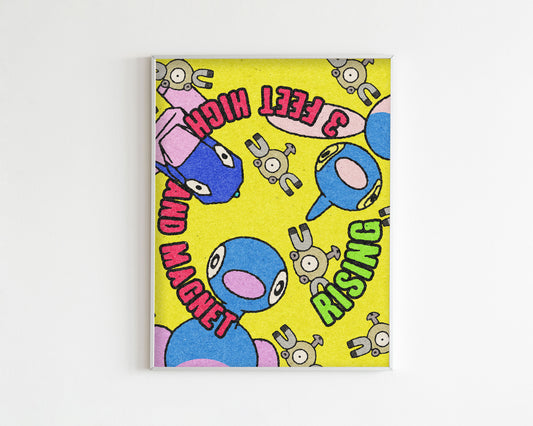 3ft High and Magnet Rising Art Print