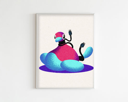 Mega Porygon2 Art Print
