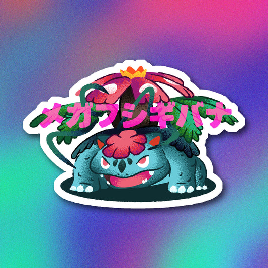 Mega Venusaur Vinyl Sticker