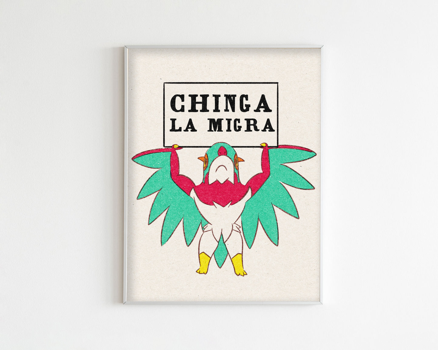 F ICE Mega Hawlucha Art Print