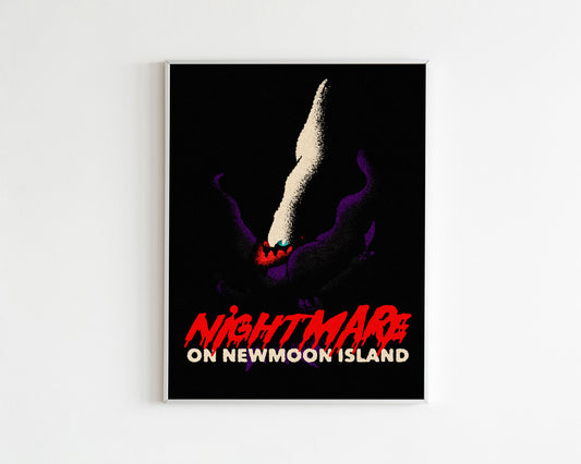 Nightmare on Newmoon Island Darkrai Art Print