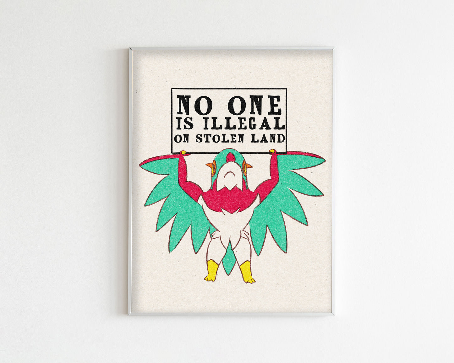 F ICE Mega Hawlucha Art Print