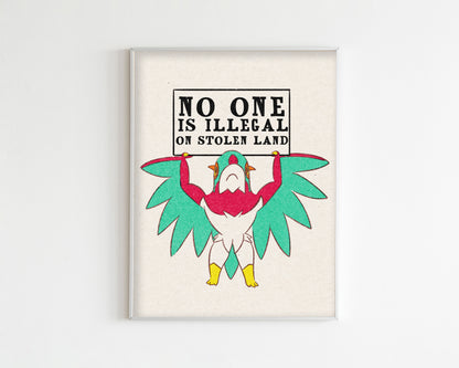 F ICE Mega Hawlucha Art Print