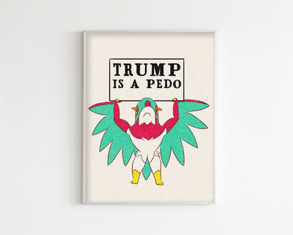 F ICE Mega Hawlucha Art Print