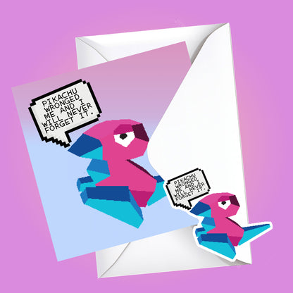 Porygon Anti- Valentine's Day Card