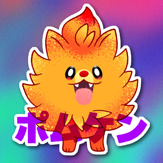 Pombom Vinyl Sticker