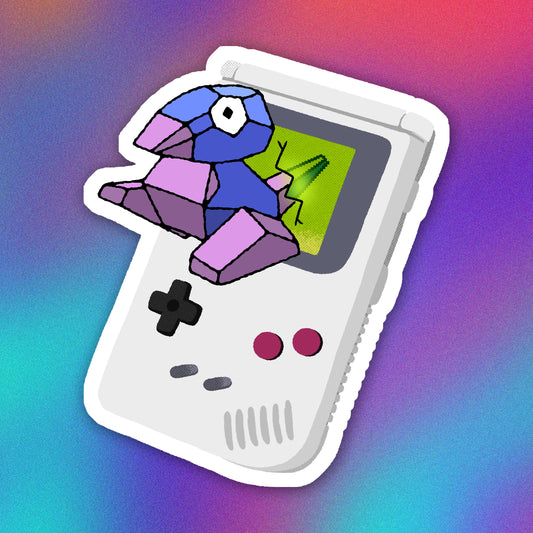 Shiny Porygon Gameboy Vinyl Sticker