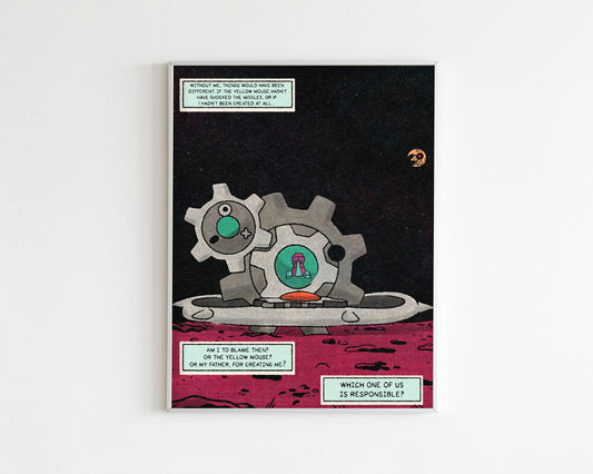 Porygon and Klinklang Art Print