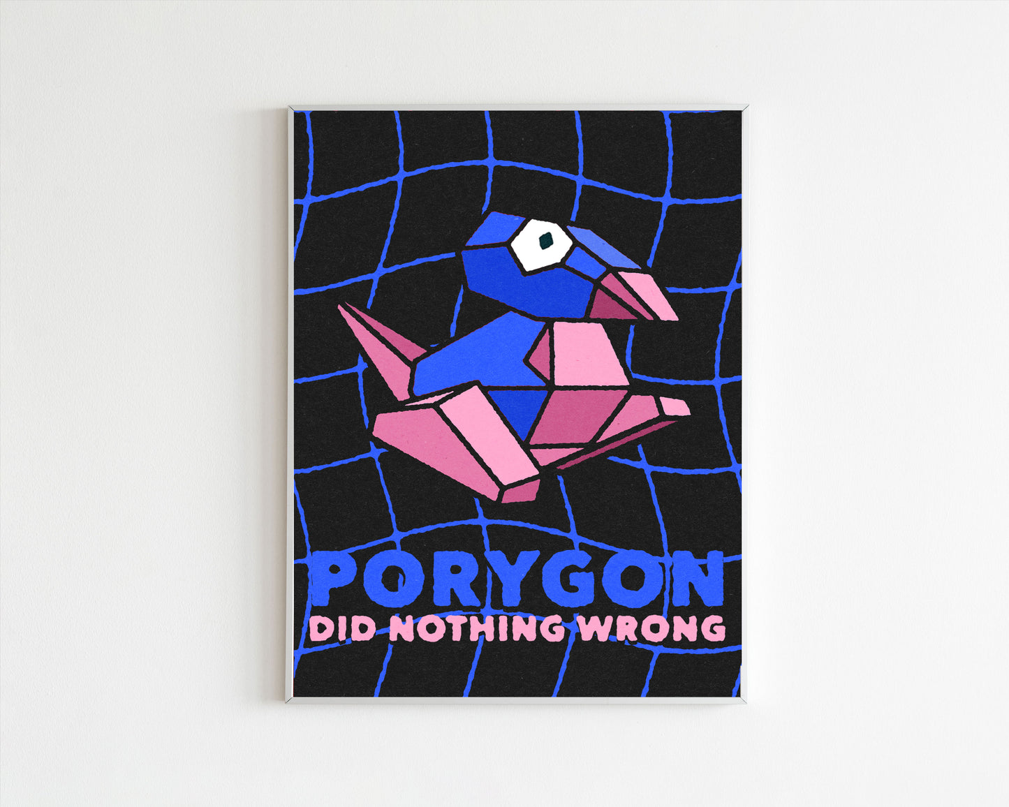 Porygon Did Nothing Wrong Art Print (Shiny)