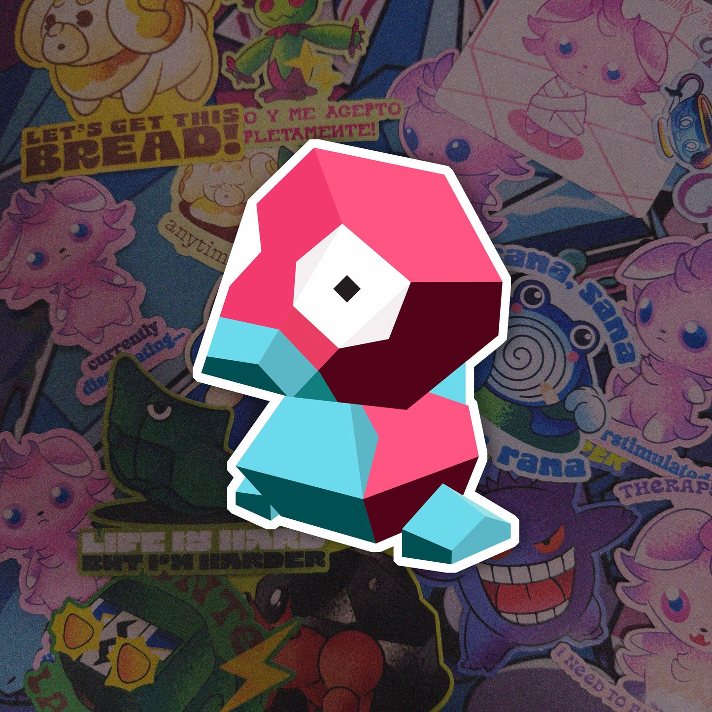 Porygon Rumble Vinyl Sticker
