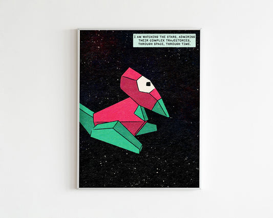 Porygon Stars Art Print