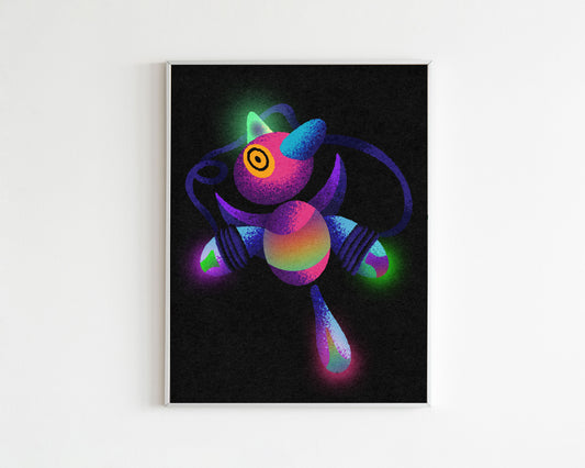 Mega Porygon-z Art Print