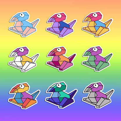 Porygon Pride Vinyl Sticker