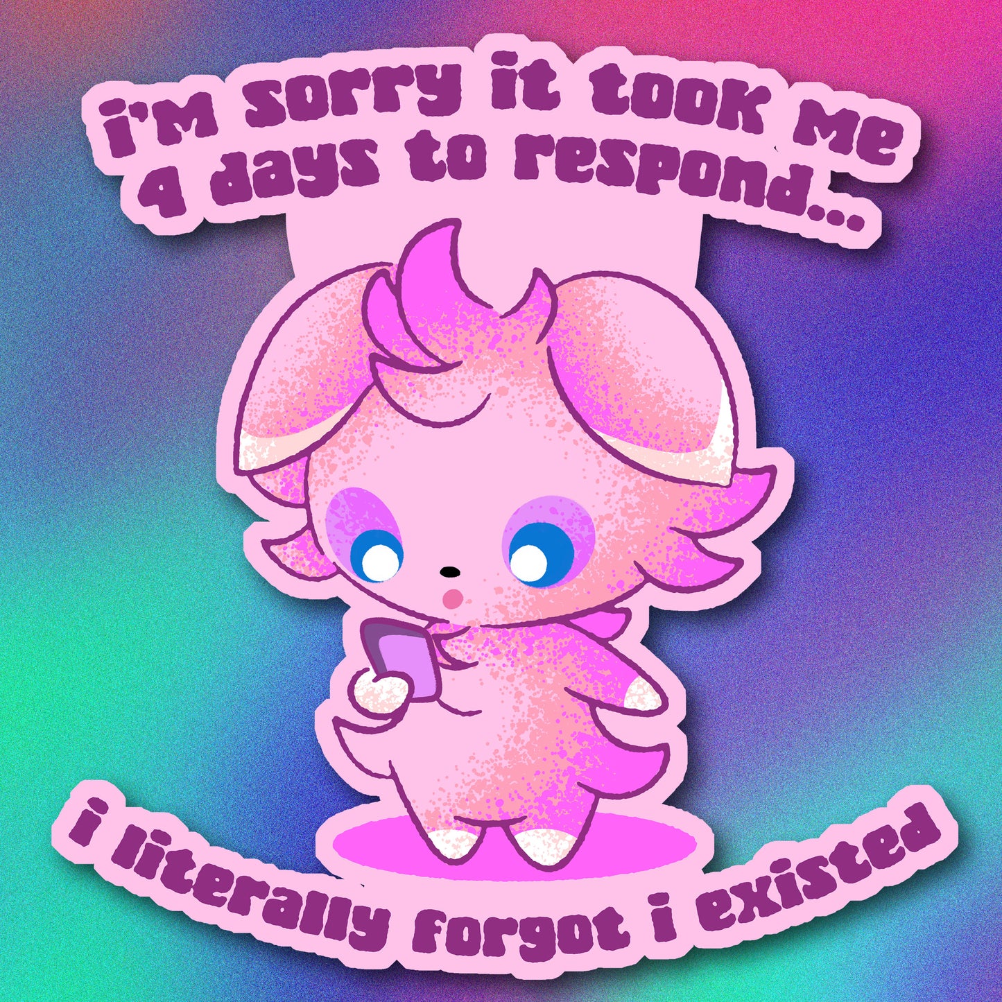 Espurr Forgot I Existed Vinyl Sticker