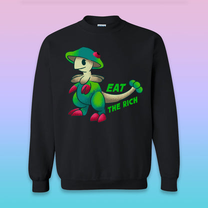 Breloom Eat The Rich Crewneck Sweatshirt