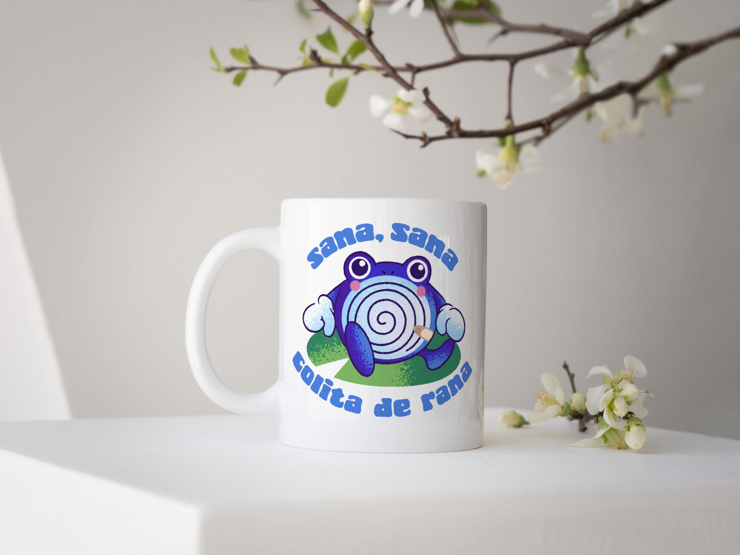 Poliwhirl Sana, Sana Colita de Rana Mug