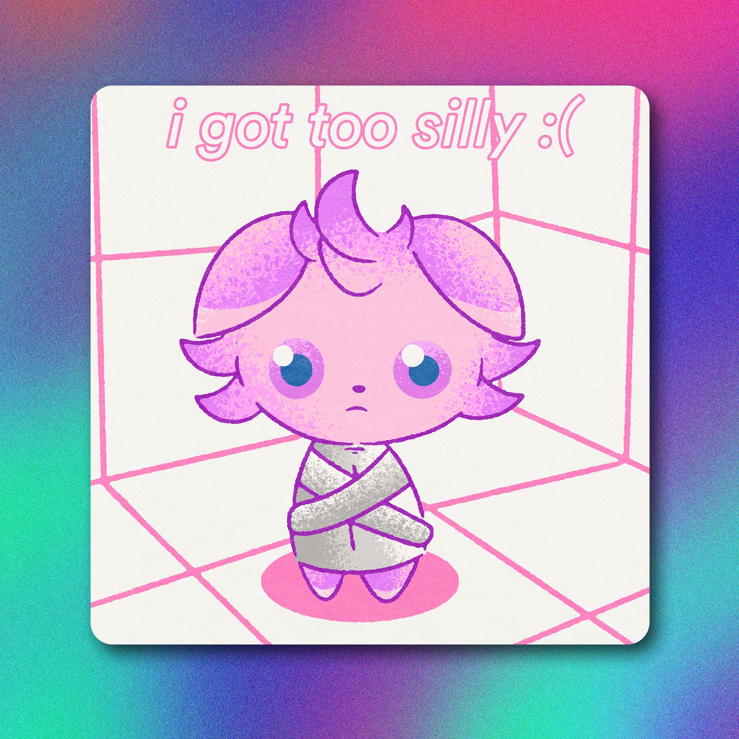 Espurr Silly Jail Vinyl Sticker