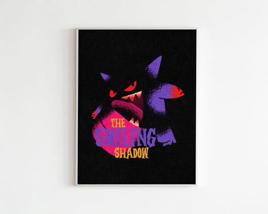 The Smiling Shadow Gengar Art Print