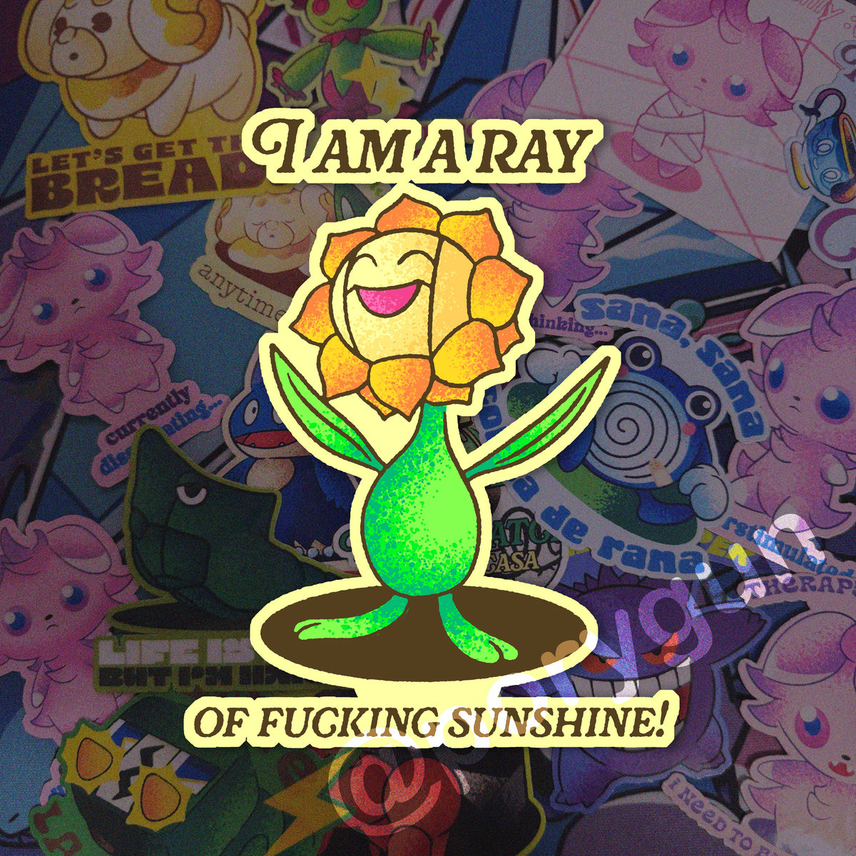 I'm a Ray of Sunshine Vinyl Sticker