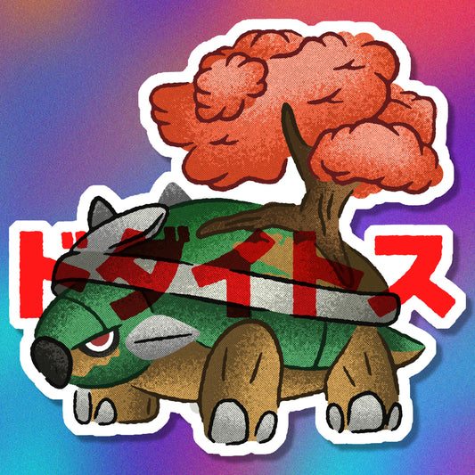 Fall Torterra Vinyl Sticker