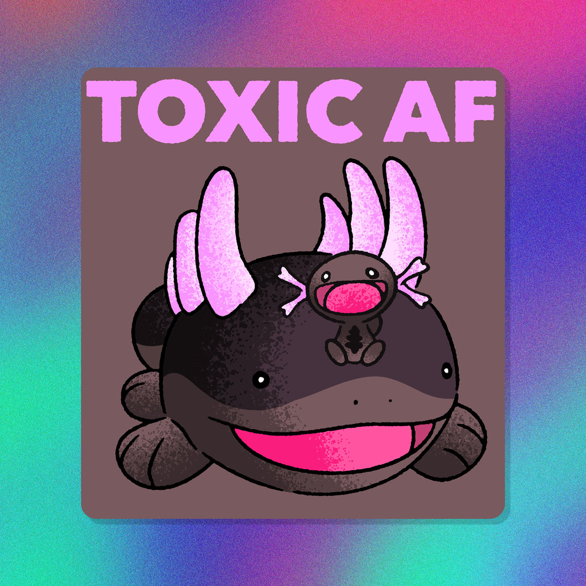 Toxic AF Wooper & Clodisre Vinyl Sticker