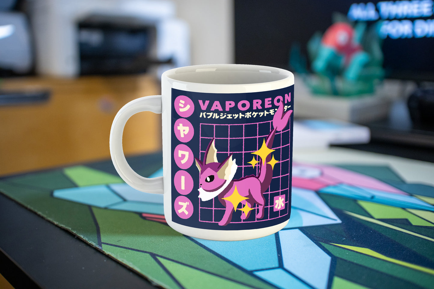 Shiny Vaporeon Japanese Ad Mug