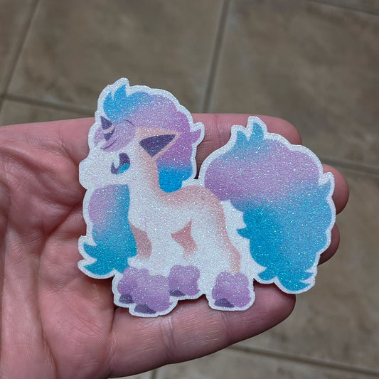 GlitterPonyta Vinyl Sticker