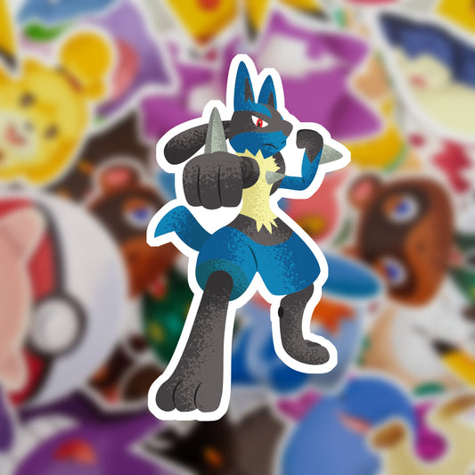 Lucario Vinyl Sticker