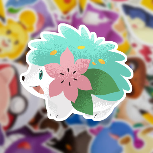 Shiny Shaymin Vinyl Sticker