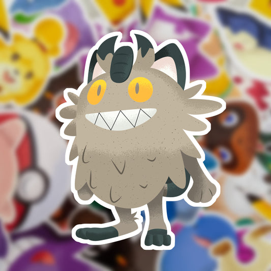 Meowth Vinyl Sticker