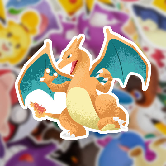 Fire Dragon Vinyl Sticker