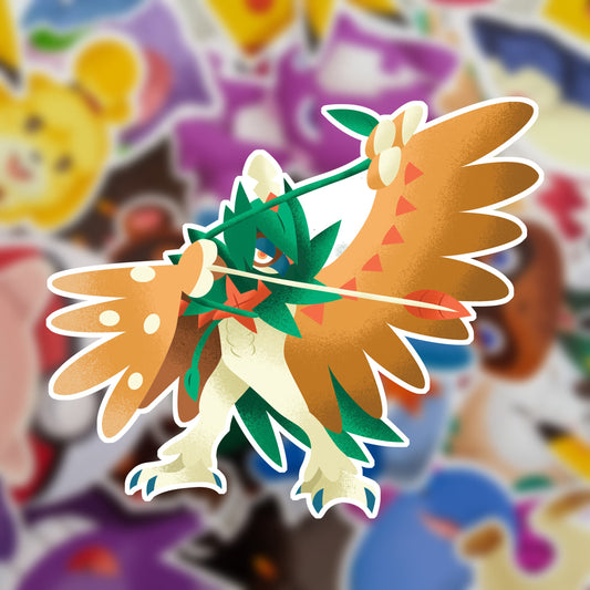 Decidueye Vinyl Sticker