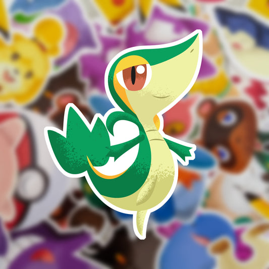 Snivy Vinyl Sticker