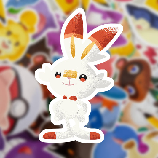 Scorbunny Bunny Vinyl Sticker