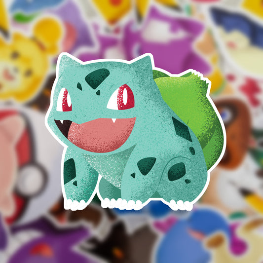 Bulba Seed Dino Vinyl Sticker