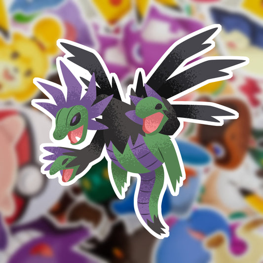 Shiny Hydreigon Vinyl Sticker