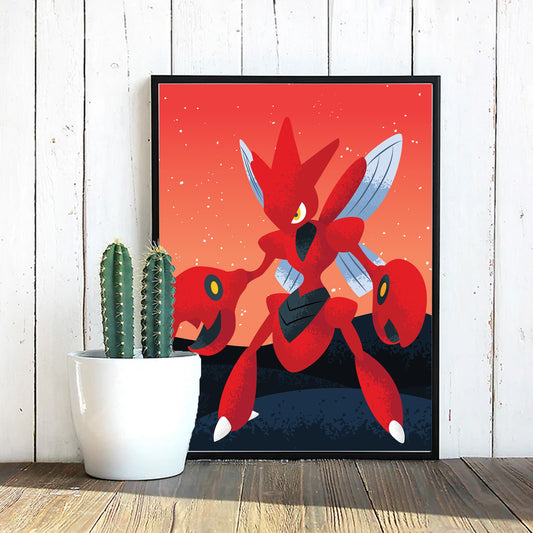 Scizor Bug Art Print