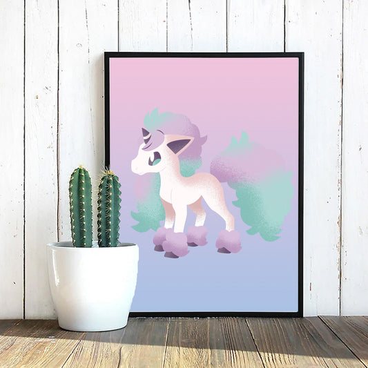 Ponyta Art Print