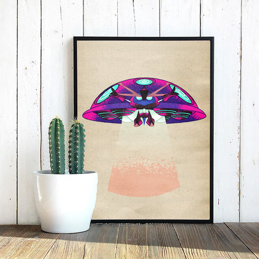 Shiny  Orbeetle Art Print