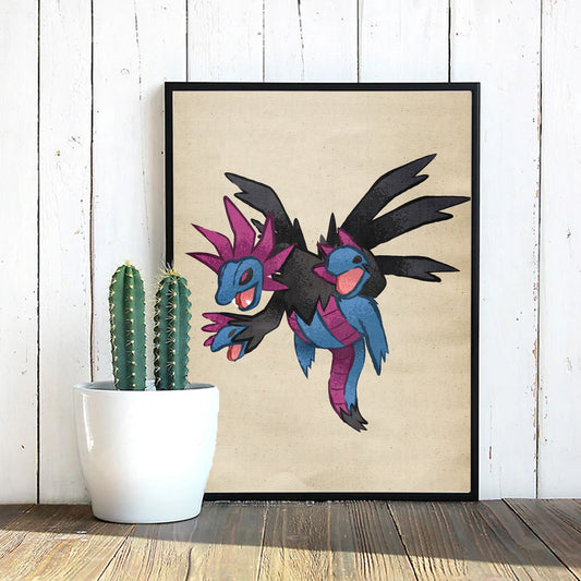 Hydreigon Art Print