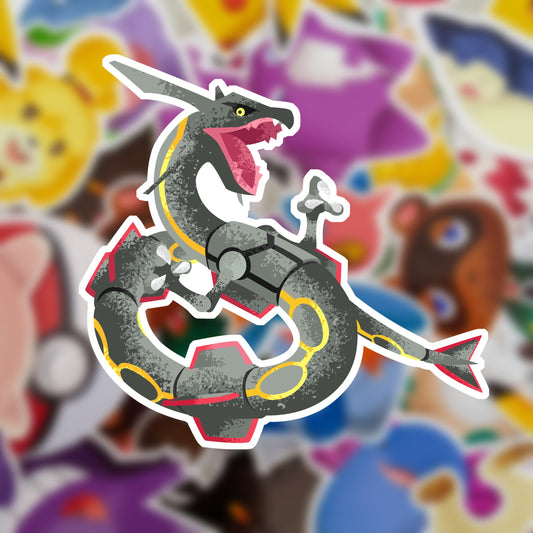 Shiny Rayquaza Vinyl Sticker